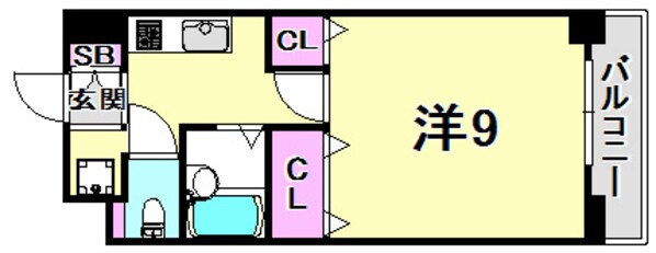 エストゥディオ甲子園口の物件間取画像